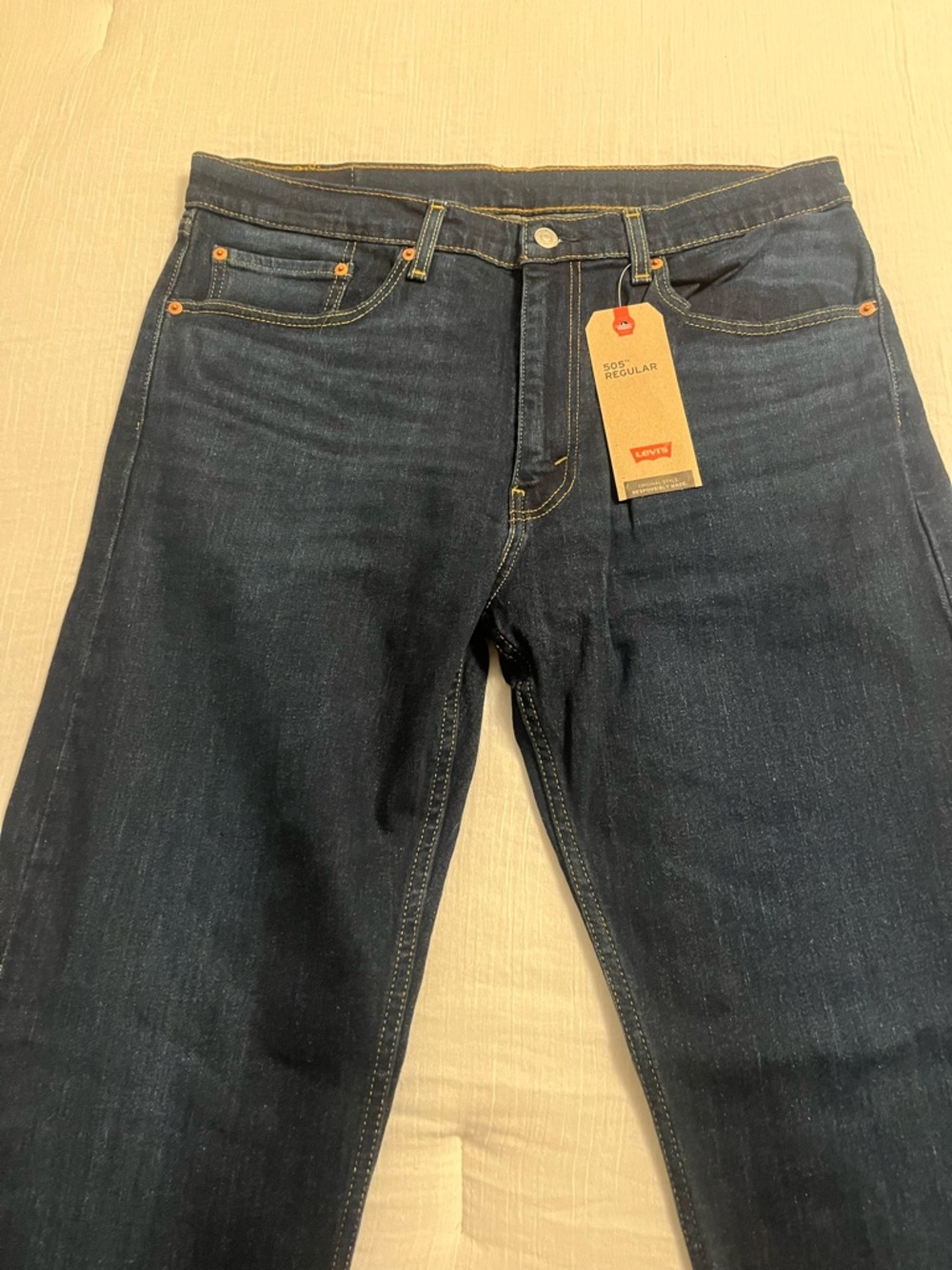 Levi's Dark Blue Slim Straight Jeans